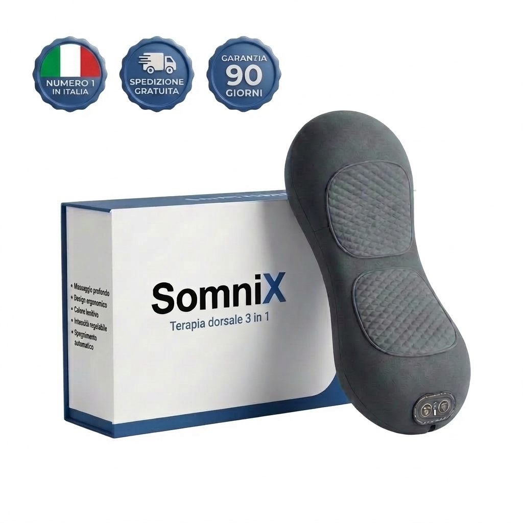 SomniX™ Pro — Massaggiatore Terapeutico Tripla Fusione