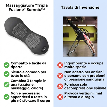 SomniX™ Pro — Massaggiatore Terapeutico Tripla Fusione