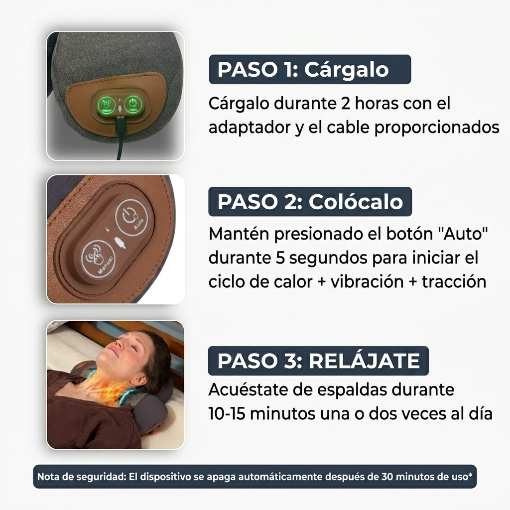 SomniX™ Massaggiatore cervicale 3 in 1